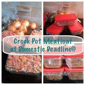 Crock Pot Meatloaf with Veggies