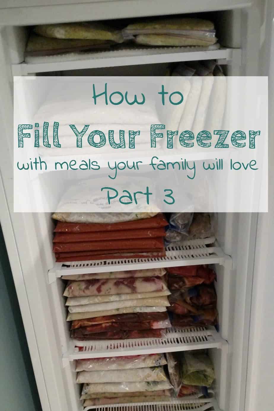 If you're ready to start making freezer meals, but don't know where to start, here is the first step in filling your freezer with meals your whole family can agree on