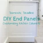 DIY Cabinet End Panels