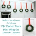 DIY Dollar Store Mini Wreaths