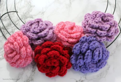 Easy Crocheted Roses