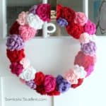 Crocheted Roses Wreath