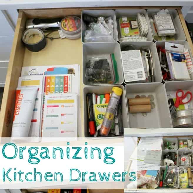 In the spirit of spring cleaning let's get our drawers organized. Today's focus is junk, dining room, or kitchen drawers. Get ideas, tips, and tricks to help you get your drawers organized. - Domestic Deadline