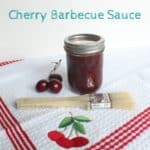 Cherry Barbecue Sauce