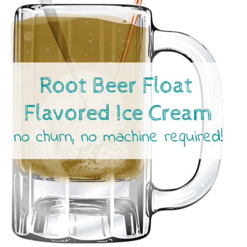 Just 2 simple ingredients and no ice cream machine required to make a decadent ice cream base. Adding root beer extract resulted in a sweet treat! www.domesticdeadline.com