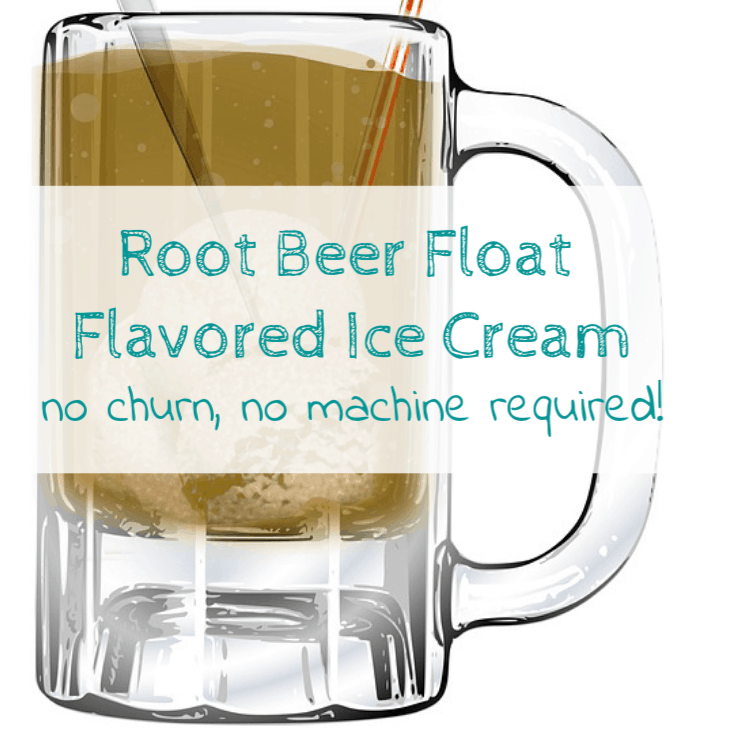 Just 2 simple ingredients and no ice cream machine required to make a decadent ice cream base. Adding root beer extract resulted in a sweet treat! www.domesticdeadline.com