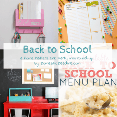 School – Get Ready for Back-to-School + HM #195