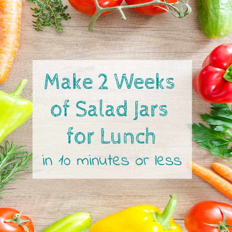 Trying to eat healthy can be a challenge. With a little planning, packing a healthy lunch is a great alternative. Try this jar salad if you're short on time. www.domesticdeadline.com