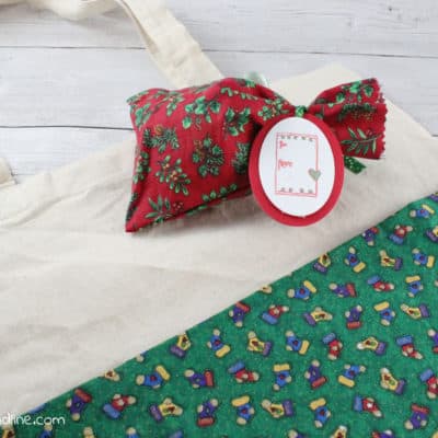 Reusable Gift Wrap Gift Bags – Upcycle Challenge