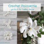Crocheted Poinsettia
