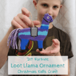 DIY Fortnite Loot Llama Ornament – Christmas Kid’s Craft