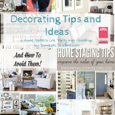 Decorating Tips and Ideas + HM #228