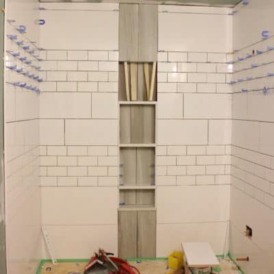 Industrial Farmhouse Bathroom Renovation – Tile