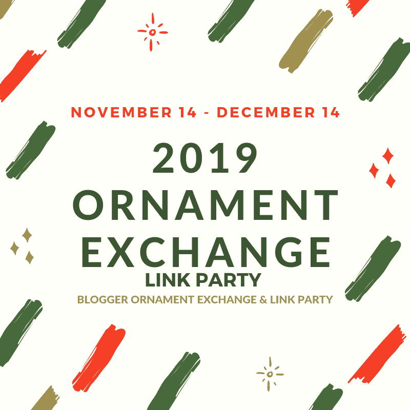 Find hundreds of DIY Christmas ornaments in the 2019 Ornament Exchange link party. Join 38 bloggers with DIY ornament projects DomesticDeadline.com