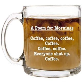 Image for A Poem for Mornings Funny Coffee Mug