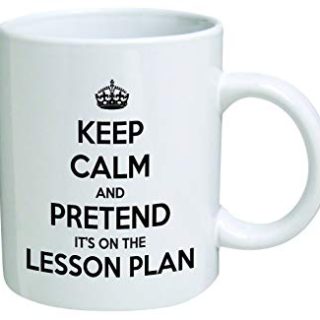 Image for Keep calm and pretend it's on the lesson plan