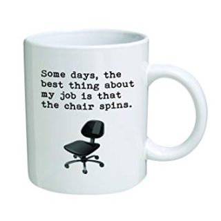 Image for Some days, the best thing about my job is that the chair spins
