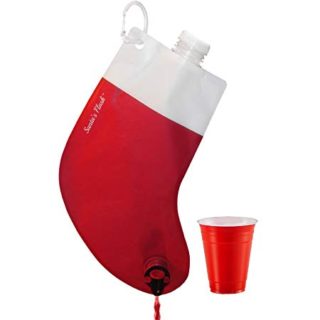 Image for Santa's Flask for Liquor, Wine, Drinks