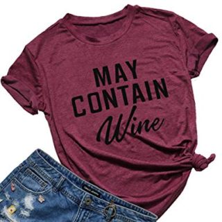 Image for May Contain Wine T Shirt