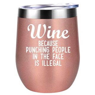 Image for Wine Because Punching People in The Face is Illegal 