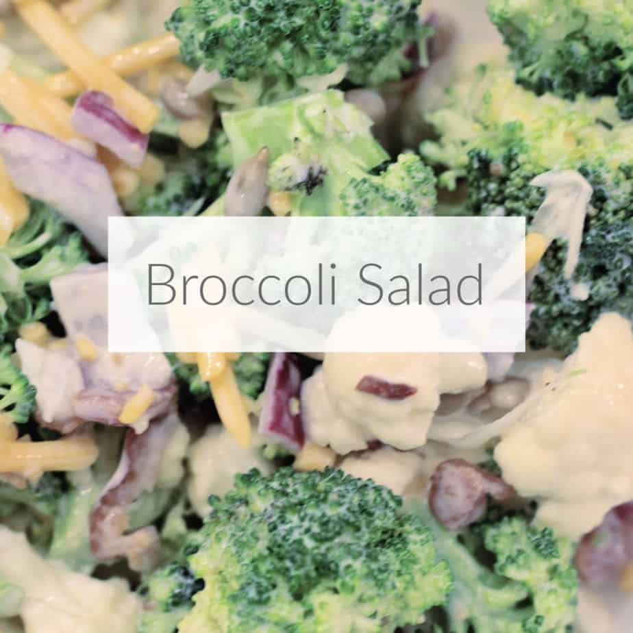 Discover a great make-ahead recipe for potlucks with a twist on traditional broccoli salad. Adding cauliflower and Cabot cheese. Keto options domesticdeadline.com