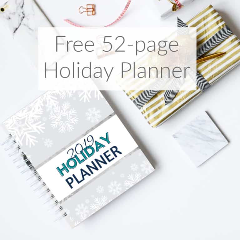 Looking for ways to reduce the stress this holiday season and survive? Grab my FREE 52-page printable holiday planner. Holiday Survival Guide DomesticDeadline.com