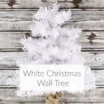 White Christmas Wall Tree