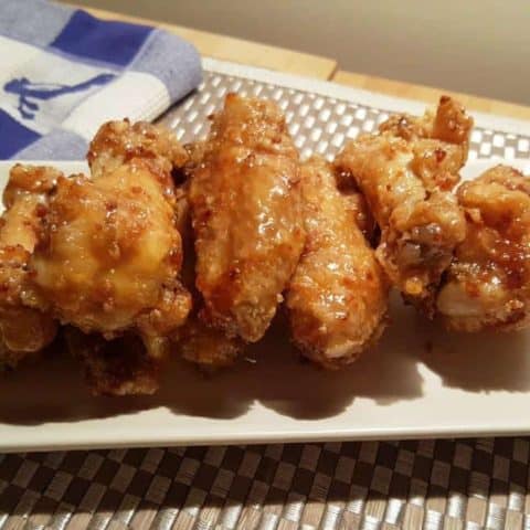 Image for Air Fryer Crispy Honey Garlic Chicken Wings