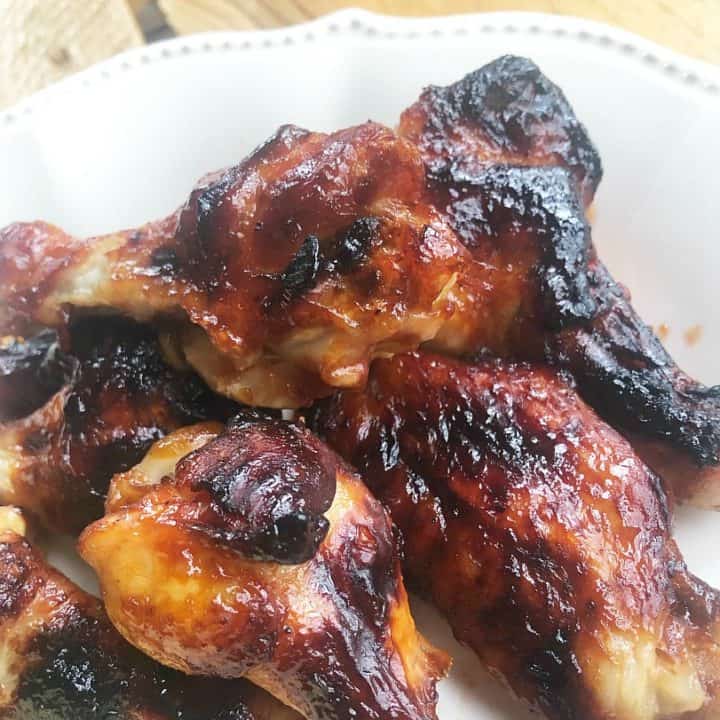 Image for BBQ Chicken wings made in the Ninja Foodi