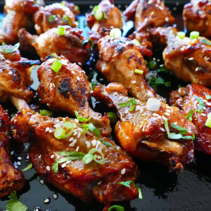 Image for Easy Instant Pot Teriyaki Wings are perfect for a party!
