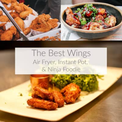 Looking for tasty and easy chicken wings? Try these 16 great recipes for chicken wings in an instant pot, air fryer, or Ninja foodie. DomesticDeadline.com