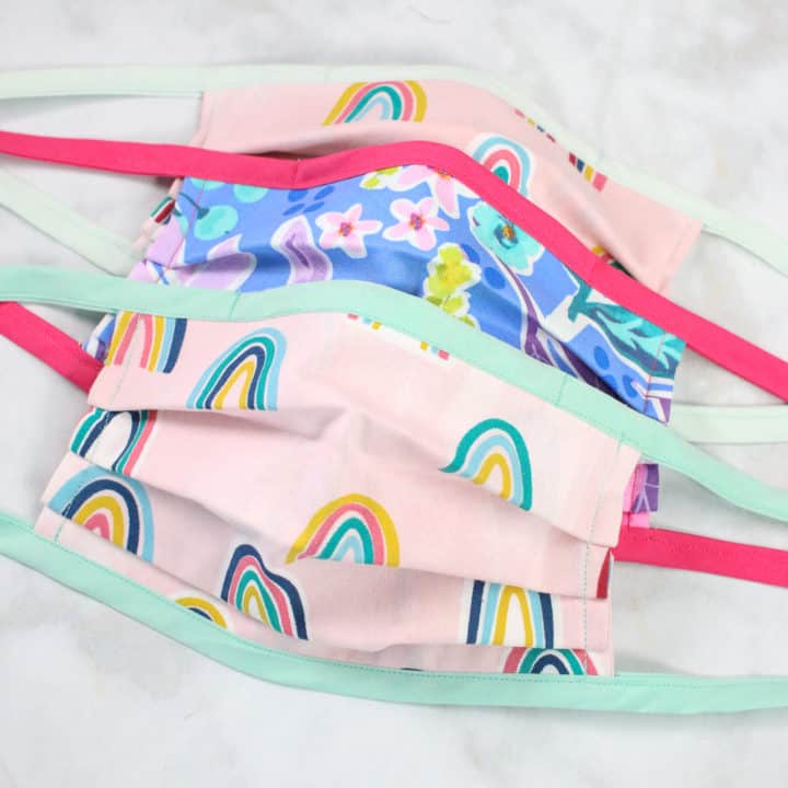 Image for How to Sew a Bias Tape Surgical Face Mask with Flexible Nose