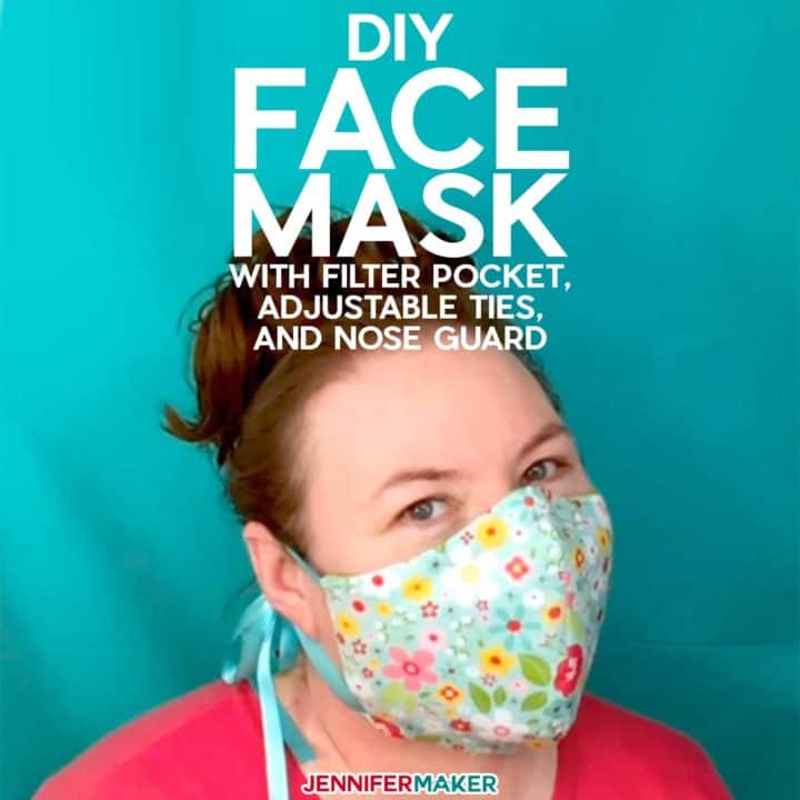 Image for DIY Face Mask Patterns - Filter Pocket & Adjustable Ties!