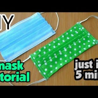 Image for DIY reusable face mask tutorial step by step