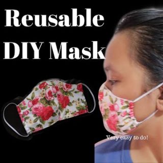 Image for DIY FaceMask with FREE PATTERN | Reusable | Easy Sewing