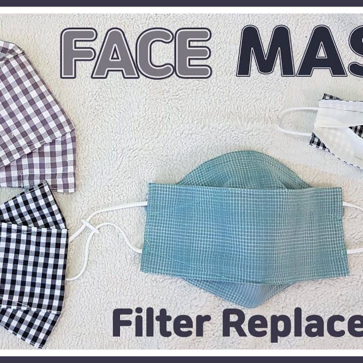 Image for DIY/ 3D FACE MASK REPLACEABLE FILTER/ MAKE A MASK / FREE PATTERN/ 마스크 필터 교체용 마스크 만들기/ 패턴공유
