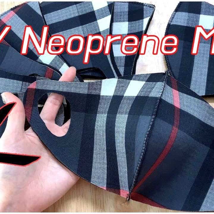 Image for EASY DIY Neoprene FaceMask / Cut Fabric / Mask Pattern (Adults&Kids) / Simple & Easy