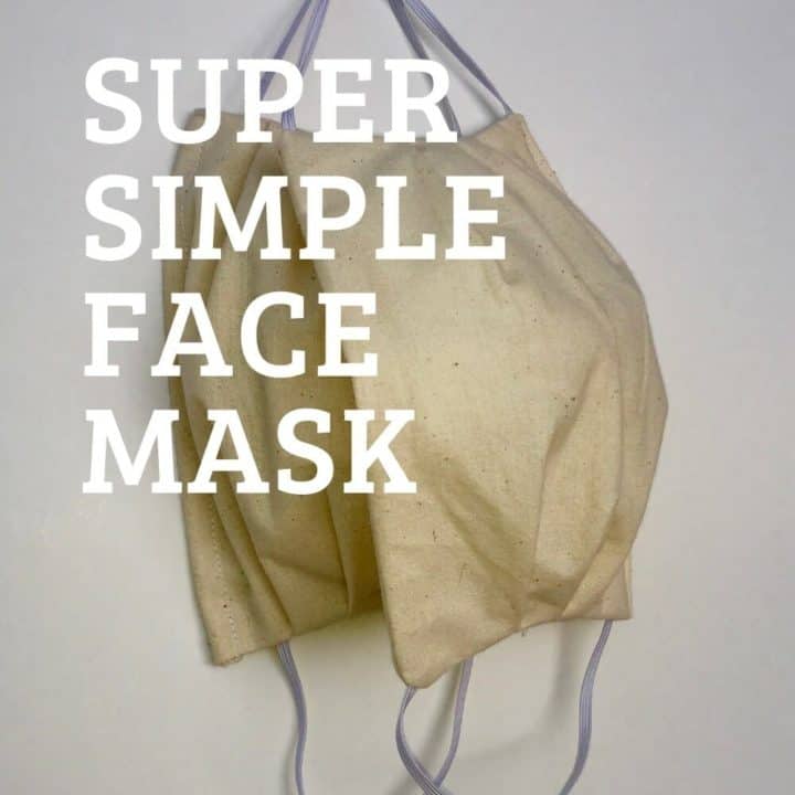 Image for Super Simple Face Mask Pattern For Adults And Kids