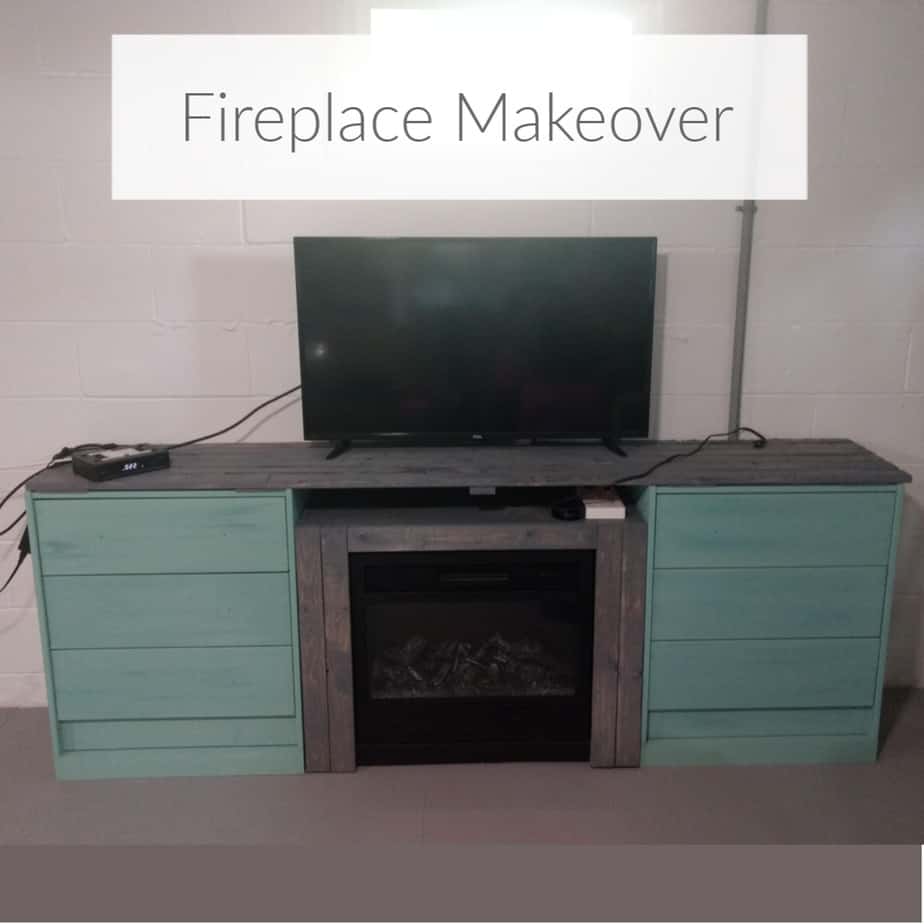 Learn how to use Ikea Rast dressers and an electric fireplace to make a custom entertainment center. Plus more thrift store upcycles. DomesticDeadline.com