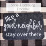 DIY Social Distancing Doormat