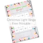 Festive Christmas Games – Christmas Light Bingo with Free Printable