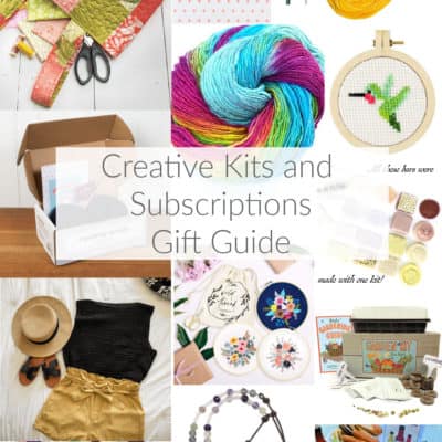 Got a creative on your gift list? Find lots of ideas for subscriptions and kits to give an receive this festive holiday season DomesticDeadline.com