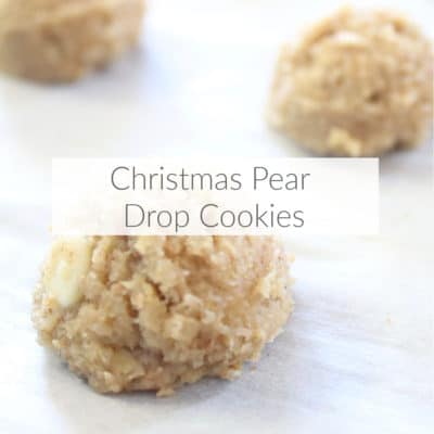 Hallmark Movie Christmas Pear Drop Cookies