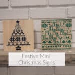 Festive Mini Christmas Signs