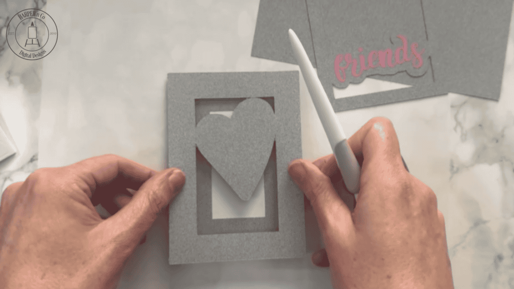 Friends 3D Shadow Box Card