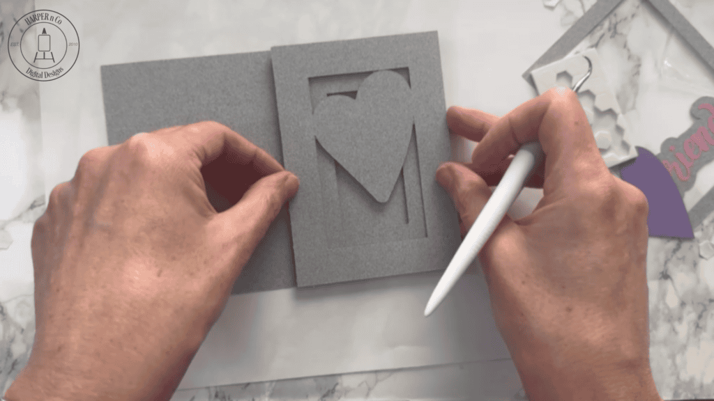 Friends 3D Shadow Box Card