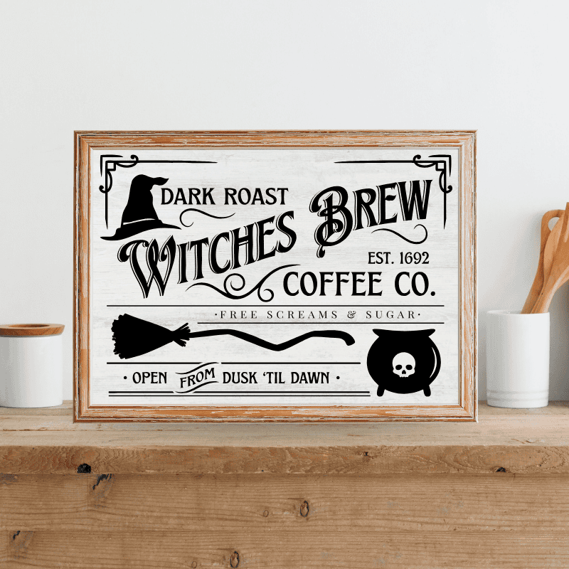 Free Witch SVG – If the Broom Fits, Ride It – Halloween cutting file for Cricut and Silhouette