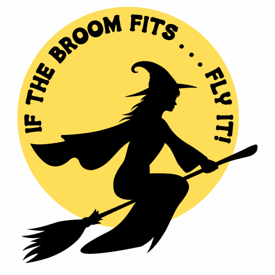 Free Witch SVG – If the Broom Fits, Ride It – Halloween cutting file for Cricut and Silhouette