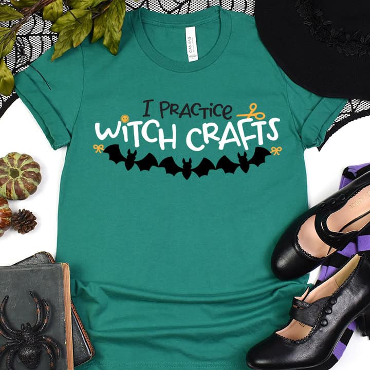 Free Witch SVG – If the Broom Fits, Ride It – Halloween cutting file for Cricut and Silhouette