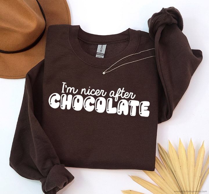 Free Chocolate SVG from SVG Design Squad – chocolate themed cut file for Cricut and Silhouette